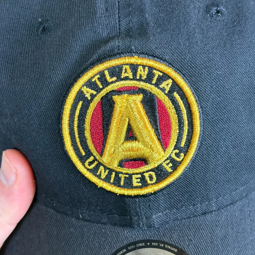 Atlanta United FC Cap Hat Mens Core Black New Era 9Twenty Cotton Adjustable MLS